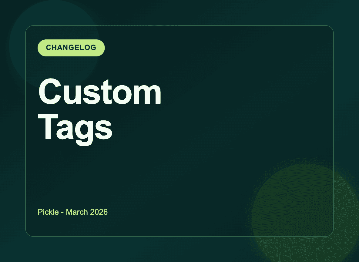 Product Update: Custom Tags